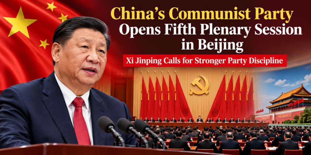 China’s Communist Party Opens Major Meeting in Beijing, Xi Jinping Calls for Stronger Party Discipline