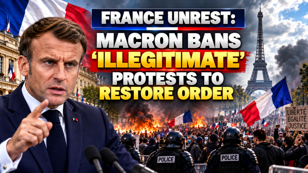France Unrest: Macron Bans ‘Illegitimate’ Protests to Restore Order