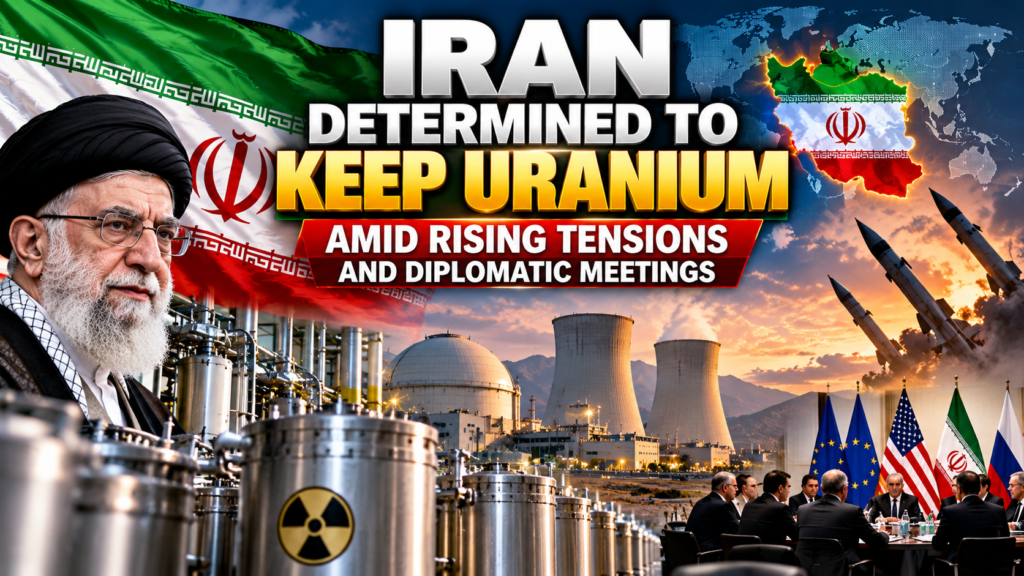 Iran Determined to Keep Uranium Amid Rising Tensions and Diplomatic Meetings