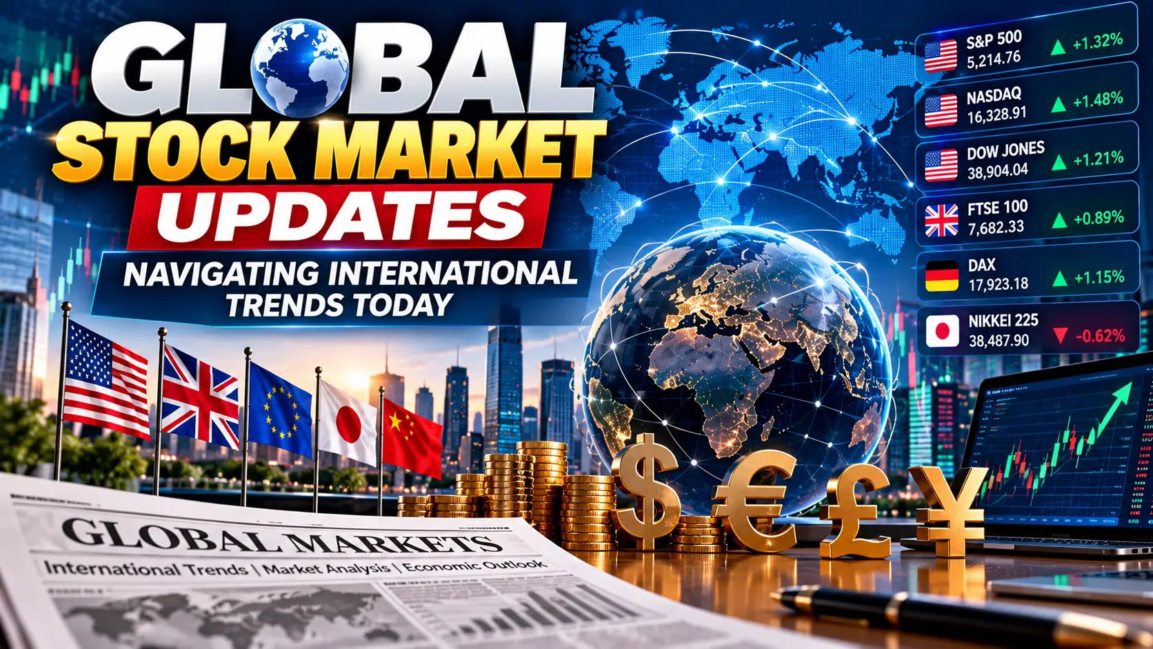 Global Stock Market Updates: Navigating International Trends Today